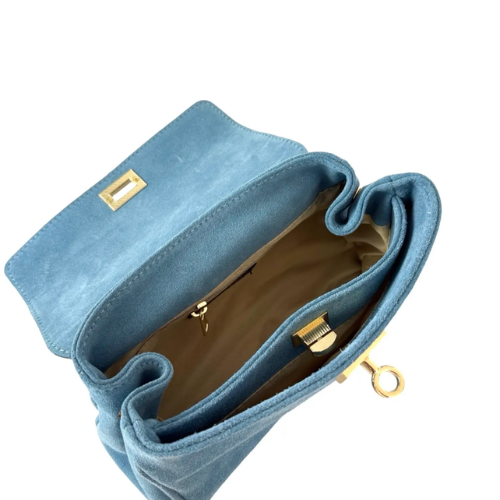 Lara Suede Borsetta Blue