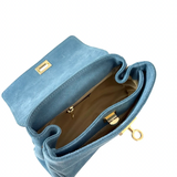 Lara Suede Borsetta Blue