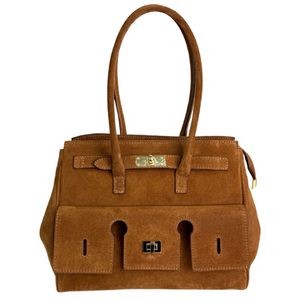 Lorena Suede Borsetta Brown